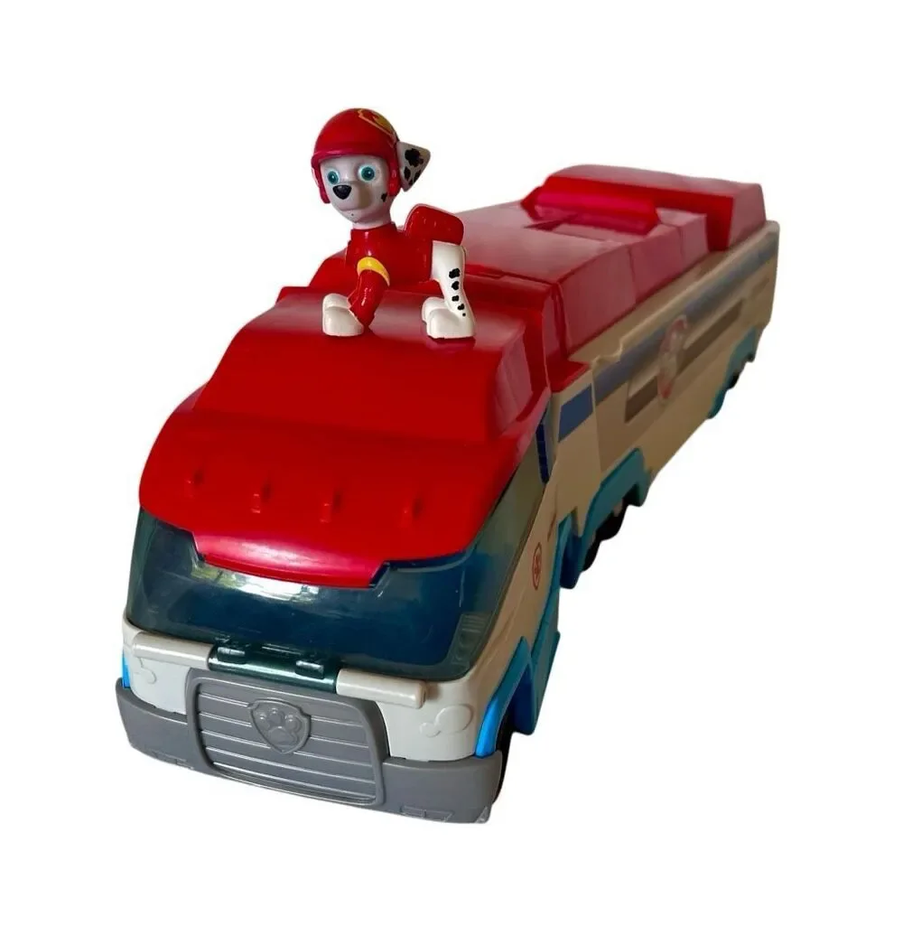 PAW Patrol PAW Patroller Transforming Toy Rescue Truck with Pup Figure Marshall